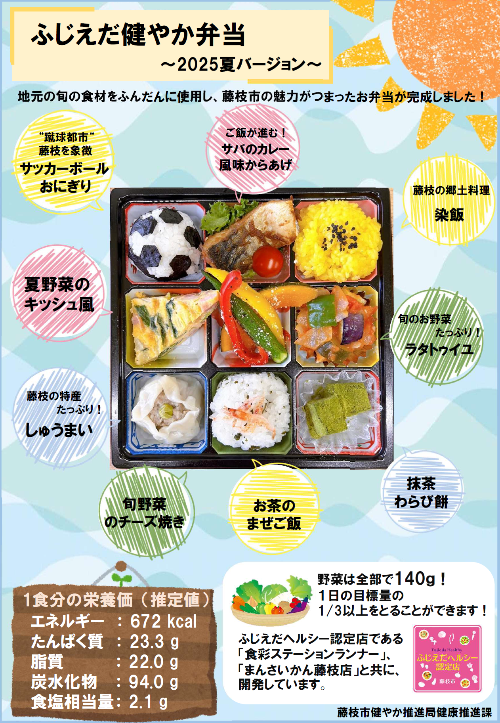 健やか弁当2025夏バージョン