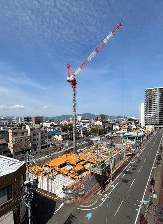 タワークレーンが出現!