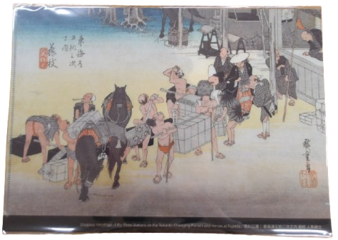 浮世絵クリアファイル