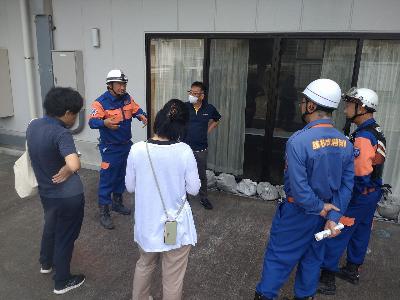 避難経路等の再確認