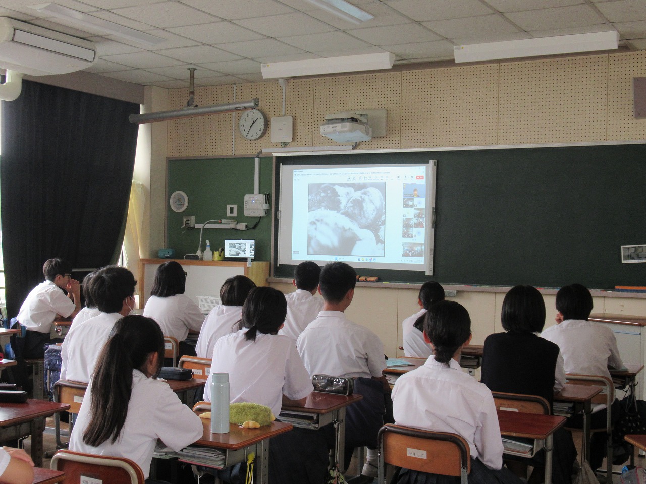 非核平和講演会の様子