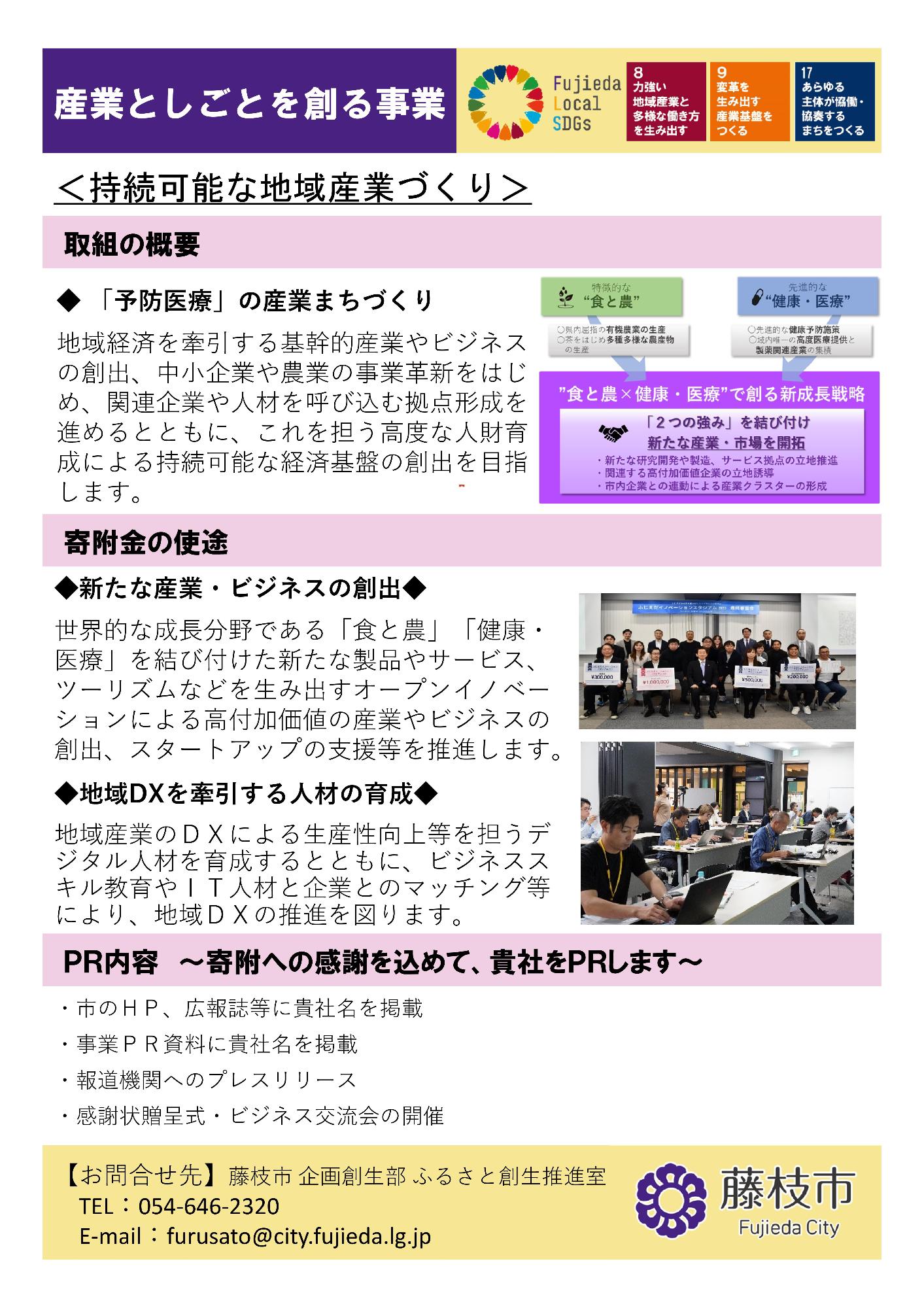 企業版ふるさと納税対象事業2