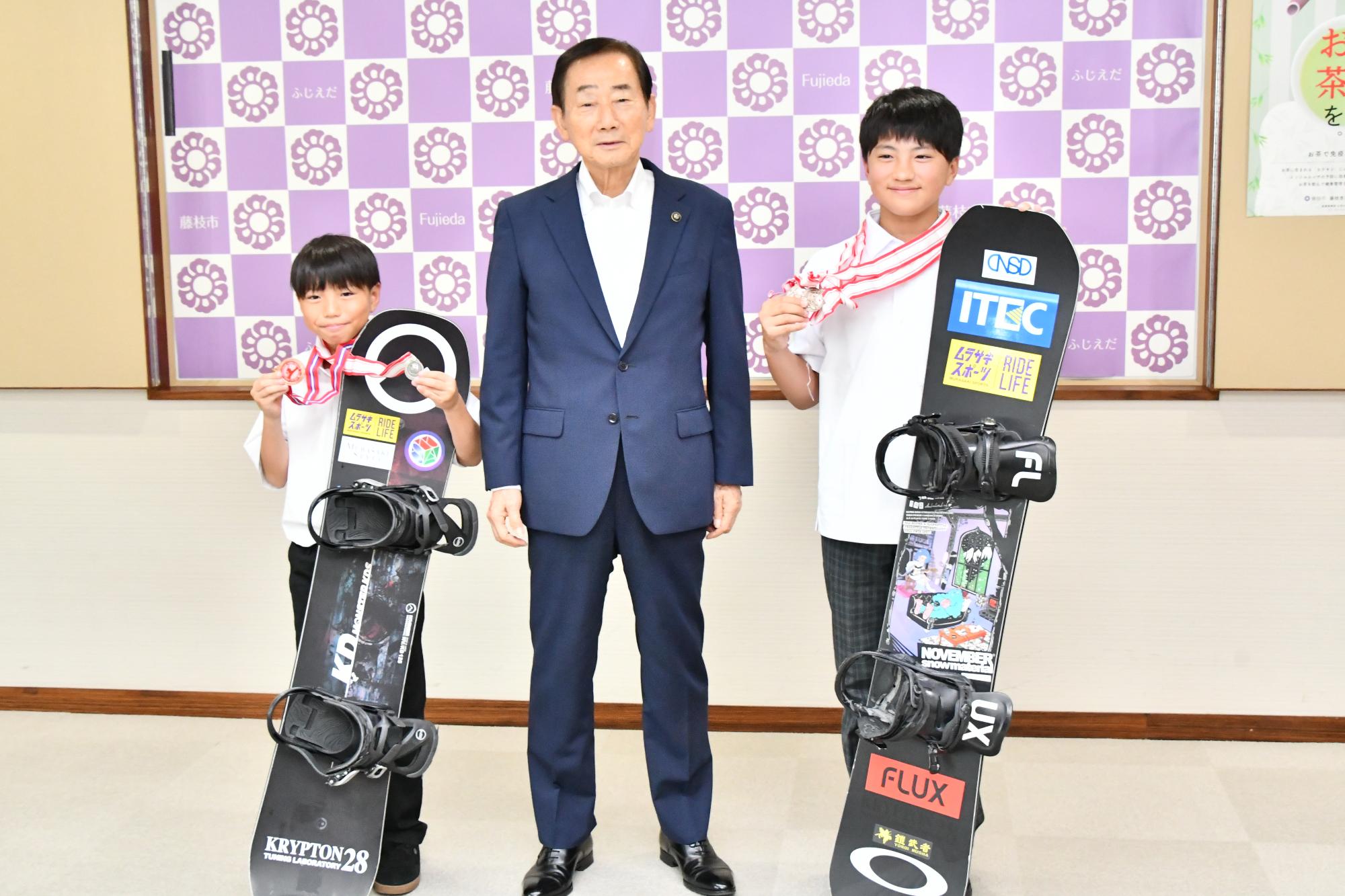 北山兄弟と北村市長