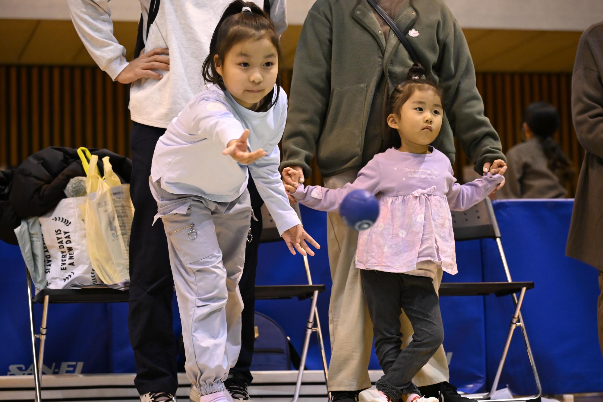 障がい者スポーツ体験コーナー（ボッチャ）