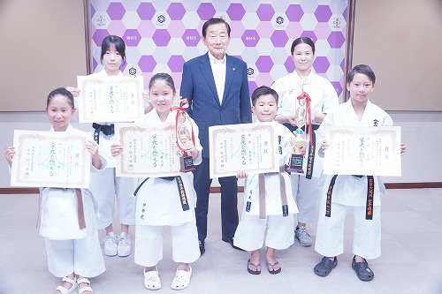 全国大会に出場する選手たち