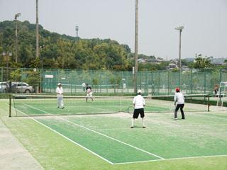 （写真）市民テニス場