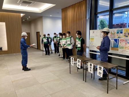 訓練の様子
