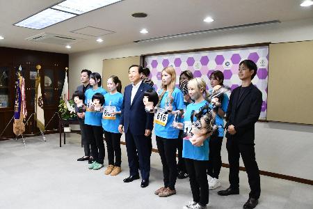 フリーエース美容学校の表敬訪問