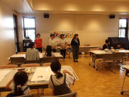 お絵かき教室の様子