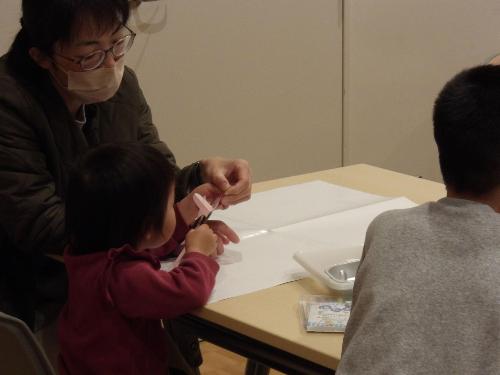 「指揮するウサギさん」作成の様子