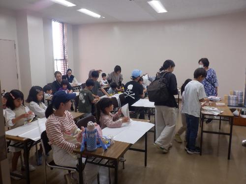 折り紙教室の様子