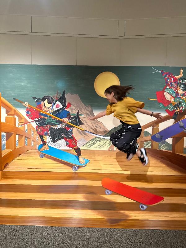 題名「時空超越スケボーバトル！」