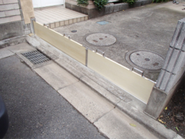 （参考イメージ）工事を伴う止水板