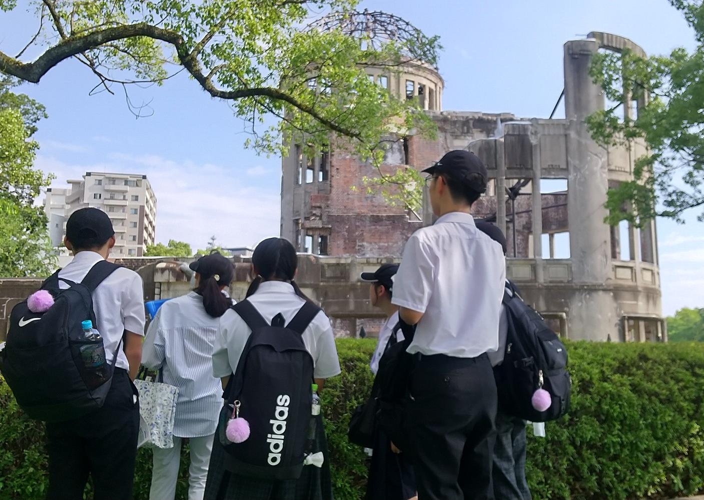 広島市中学生派遣の様子