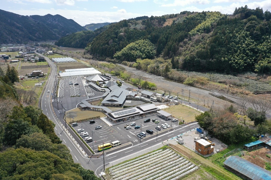 道の駅せとや造成工事完成
