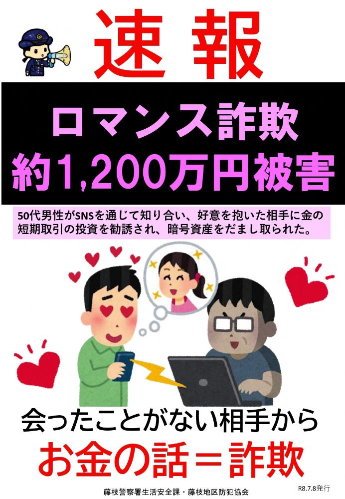 速報 ロマンスサギ 7月8日