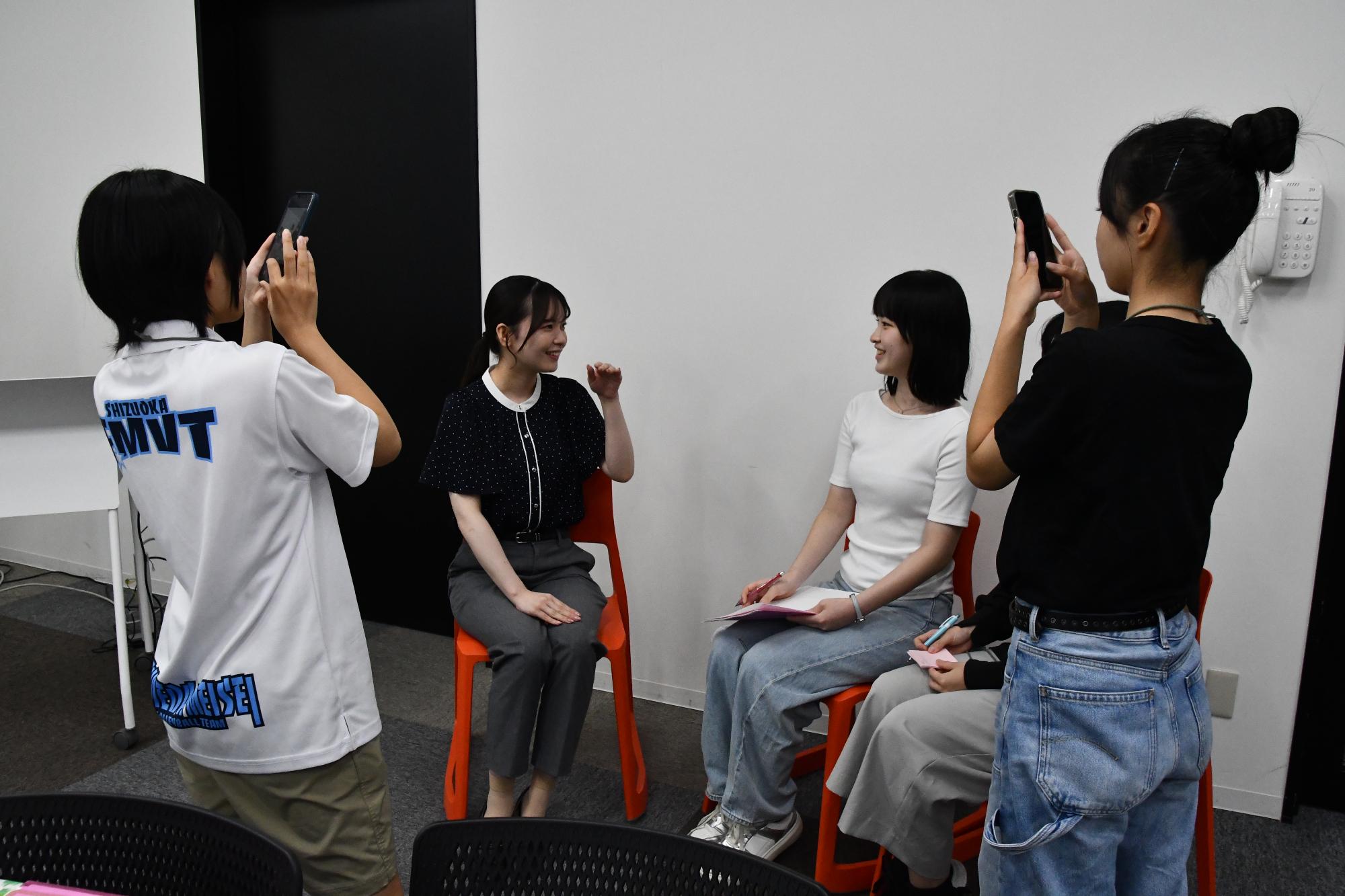 取材の様子