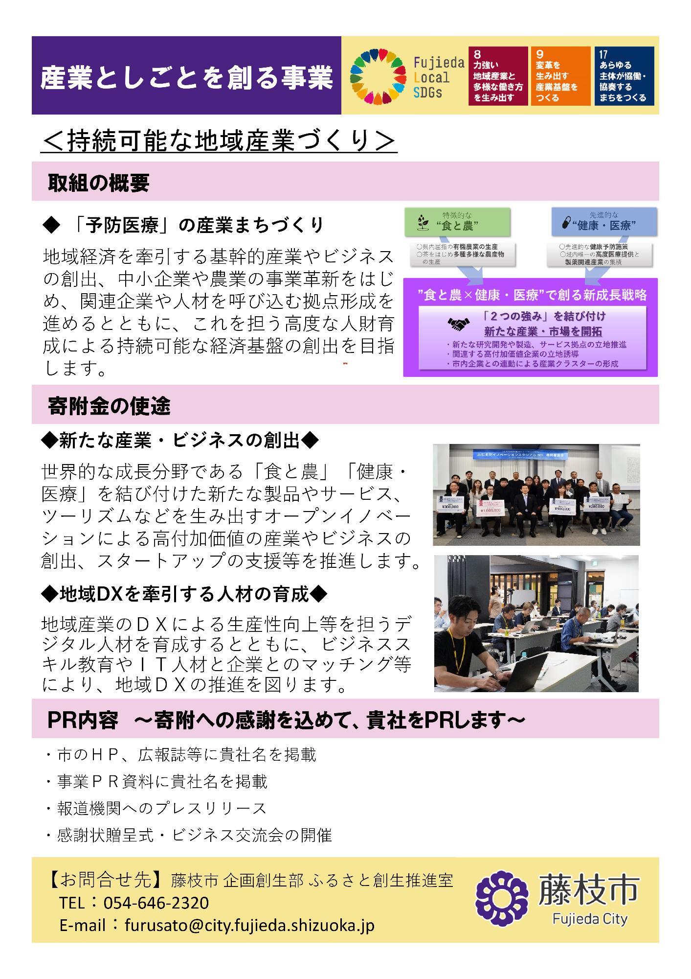 企業版ふるさと納税対象事業2