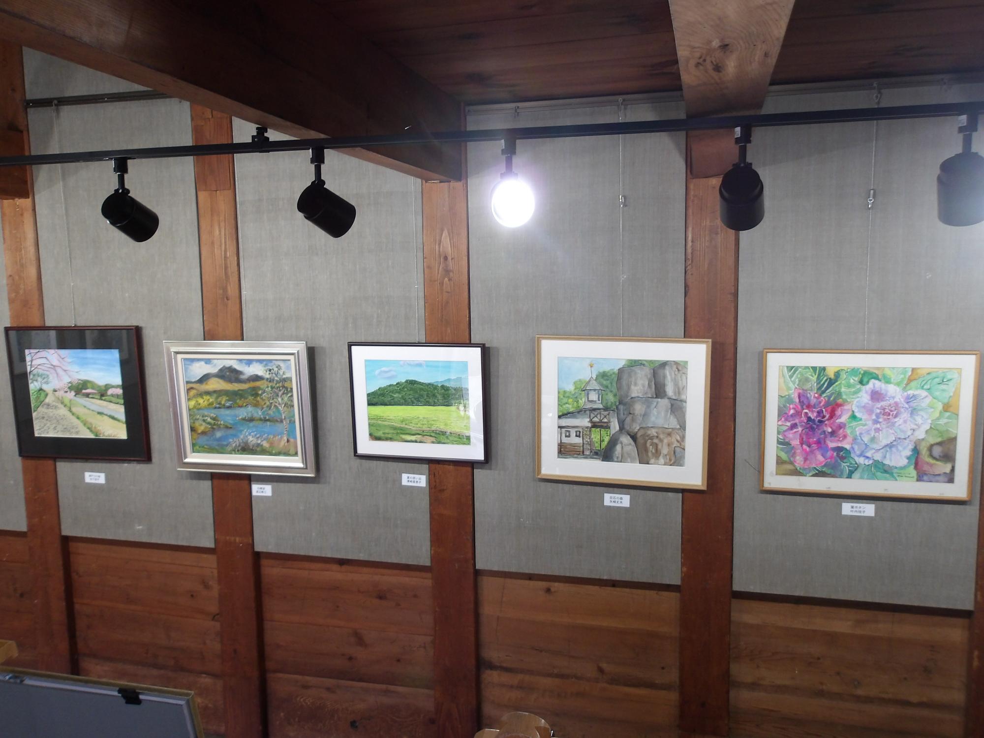 えがく会の仲間展写真