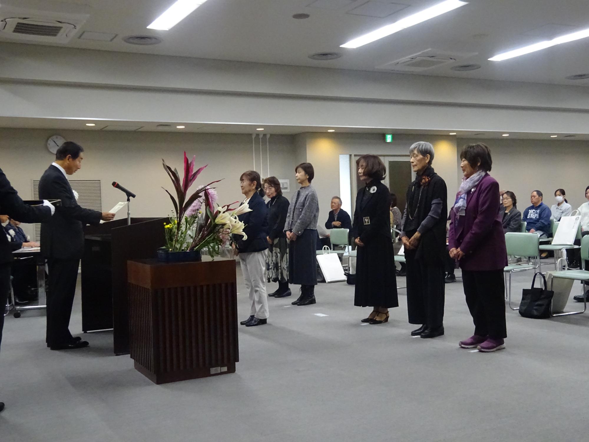 市長賞受賞者写真