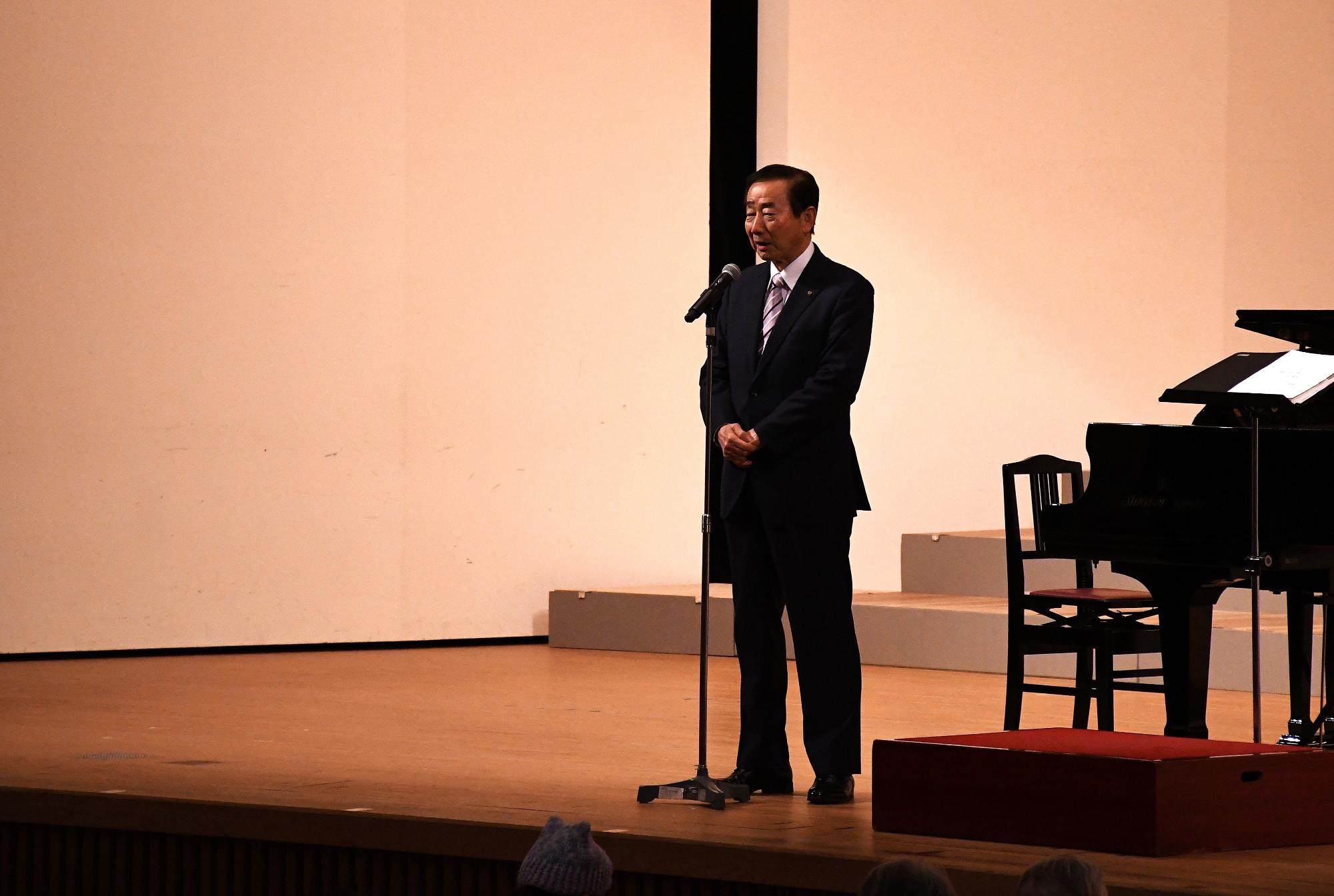 R7歌うまちふじえだコンサート市長挨拶