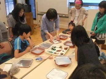 海藻おしば教室の様子