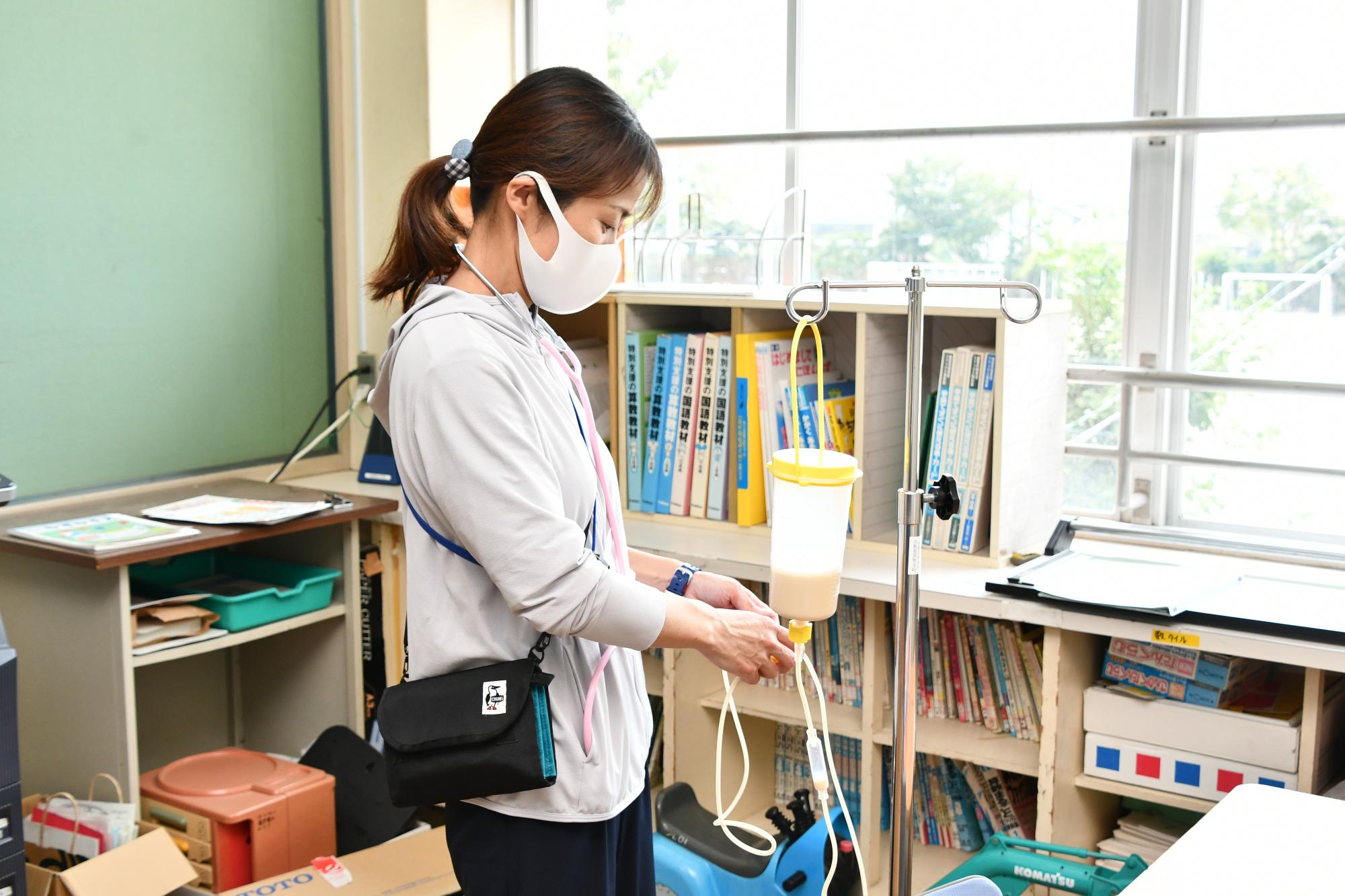 学校看護師活動の様子