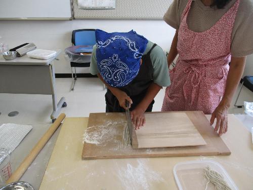 子どもそば打ち体験教室2