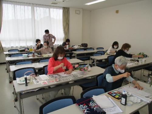 花めぐり基本の絵手紙1