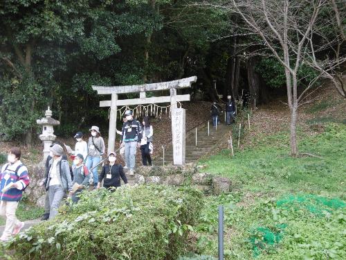 2023秋の健康ウォーキング（岩城神社）