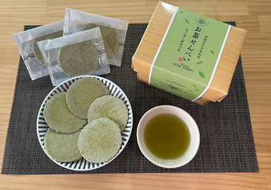 お茶せんべい