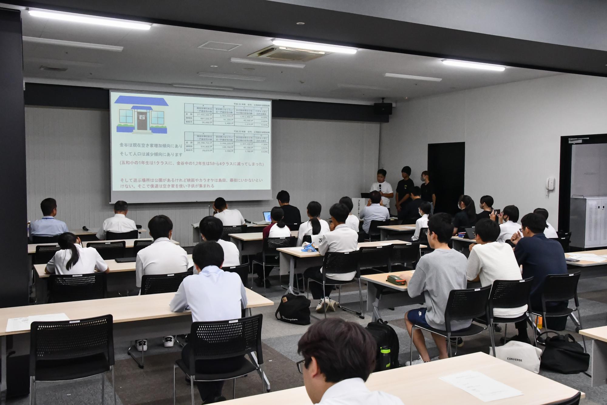 発表の様子