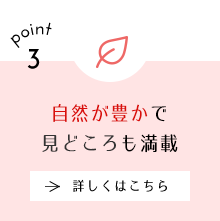 point3 温暖な気候 自然が豊か 詳しくはこちら